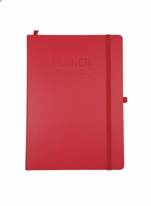 Antra Kalendarz książkowy (terminarz) planer czerwony 30 miesięczny B5 Antra (2025/2026)