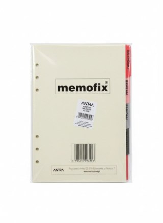 Antra Wkład do organizera MEMOFIX A5 2026 Antra (komplet)