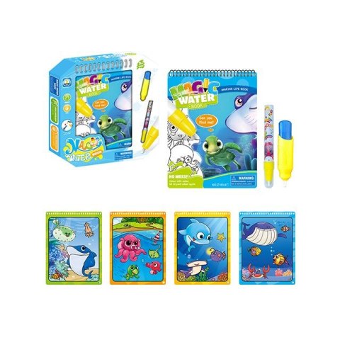 Askato Książeczka edukacyjna wodna - podwodny świat Askato (116631)