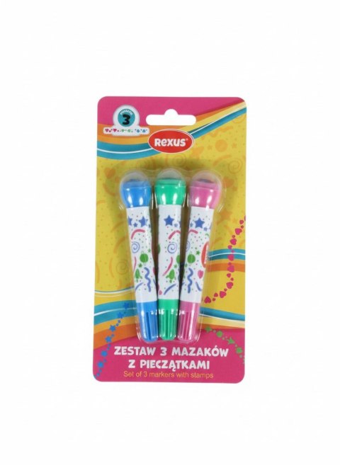 Beniamin Flamaster z pieczątkami 3 kol. Beniamin (112821)