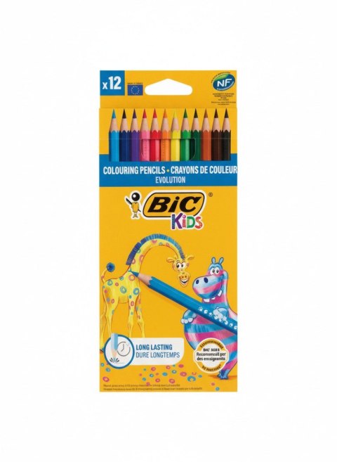 Bic Kids Kredki ołówkowe Evolution 12 kol 12 kol. Bic Kids (829029)