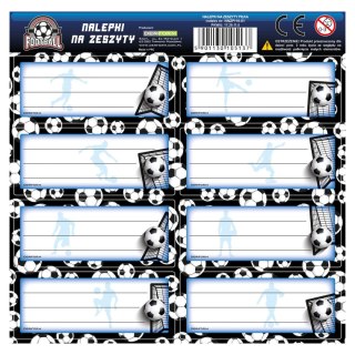 Derform Naklejka na zeszyt Piłka [mm:] 160x160 Derform (NNZPI19)