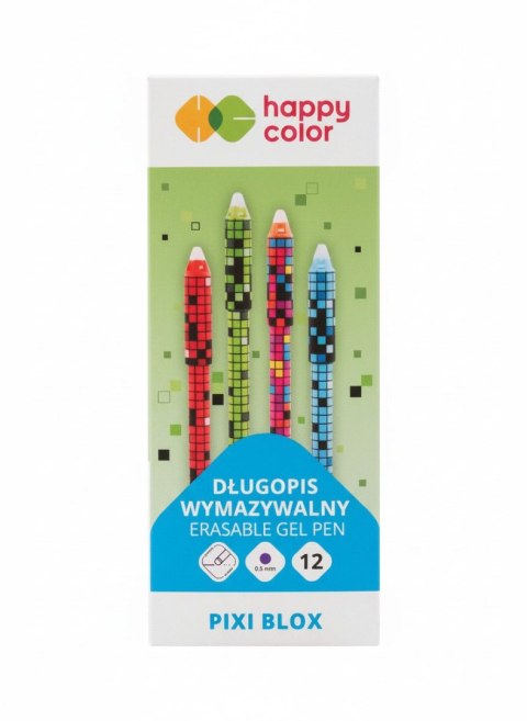 Happy Color Długopis wymazywalny Pixi Blox wkład niebieski 0,5mm Happy Color (4120 01PX-3)