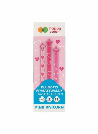 Happy Color Długopis wymazywalny wymazywalny HA 4120 01PU-3 wkład niebieski 0,5mm Happy Color