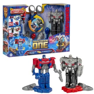 Hasbro Robot Transformers One Figurki Optimus Prime vs Megatron 2-PAK Robot Battlers Hasbro (F9207)