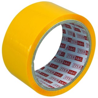 Iter A&G Taśma pakowa 48x50 [mm x yd] żółta Iter A&G