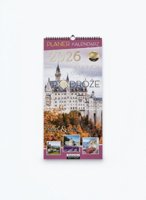 Kukartka Kalendarz ścienny planer podróże Kukartka