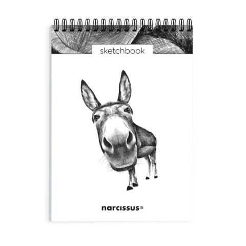 Narcissus Blok artystyczny szkicownik osioł A5 120g 60k Narcissus