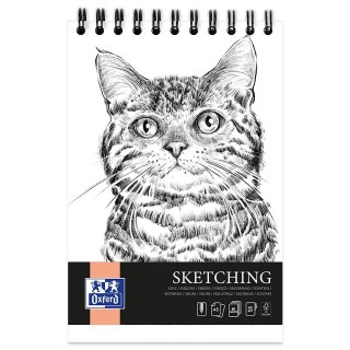 Oxford Blok artystyczny szkicowy A5 90g 80k Oxford (400200048)