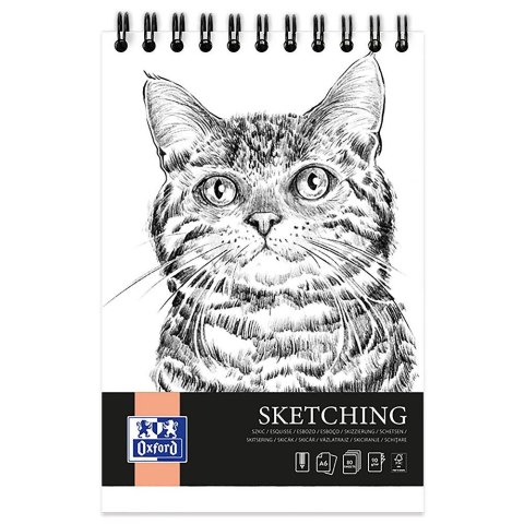 Oxford Blok artystyczny szkicowy A6 90g 80k Oxford (400200049)