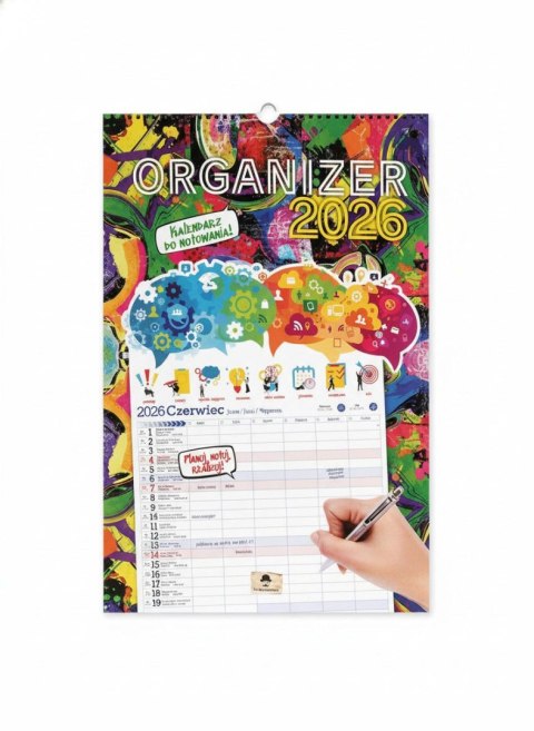 Pan Kalendarzyk Kalendarz ścienny organizer 320mm x 470mm Pan Kalendarzyk (A3 V.2)