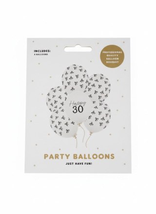 Partydeco Balon gumowy 30, Pastel Off-white biały 300mm Partydeco (SB14P-430-008Z-6)