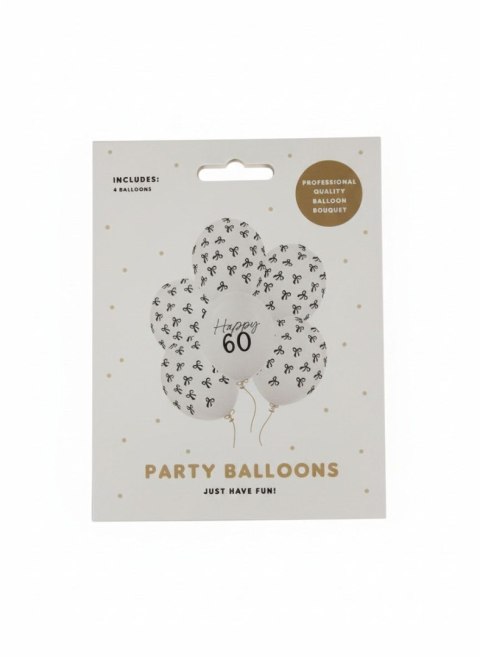 Partydeco Balon gumowy 60, Pastel Off-white mix 300mm Partydeco (SB14P-460-008Z-6)