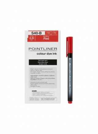 Pentel Cienkopis POINTLINER COLOUR wkład czarny 0,4mm 1kol. Pentel (S40-B)
