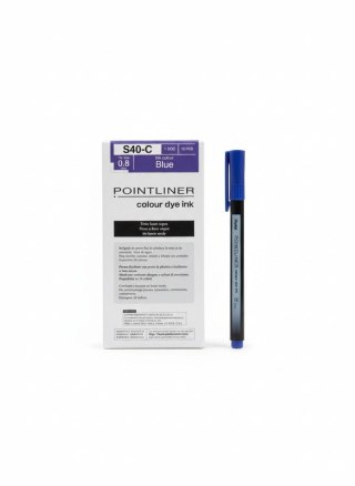 Pentel Cienkopis POINTLINER COLOUR wkład niebieski 0,4mm 1kol. Pentel (S40-C)