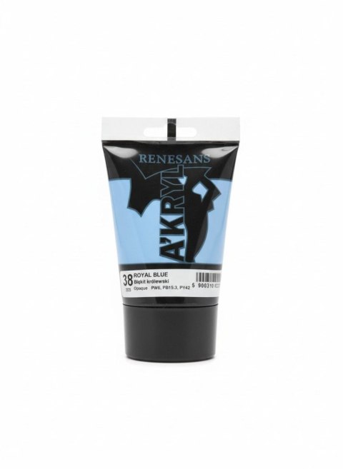Renesans Farba akrylowa Błękit królewski kolor: Błękit królewski 100ml Renesans (38)