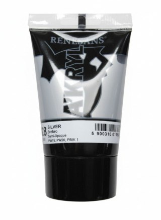 Renesans Farba akrylowa Srebro kolor: srebrny 100ml Renesans (28)