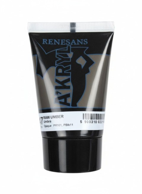 Renesans Farba akrylowa brazowy raw umbere kolor: brązowa 100ml Renesans (47)
