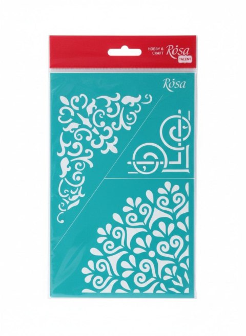 Rosa Szablon ornament roślinny Rosa (510)