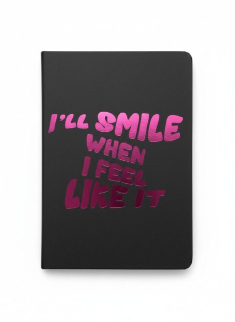 Sadpex Notes (notatnik) I WILL SMILE. A5/96 = A5 96k. linia Sadpex (110032)