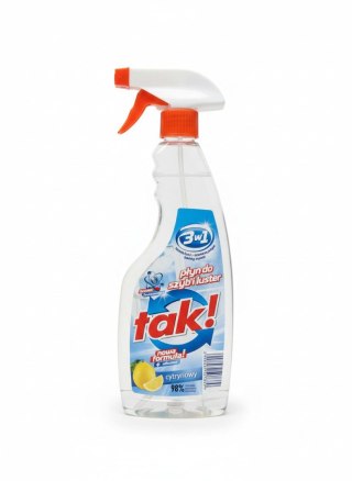 Tak Płyn do mycia szyb dozownik lemon 500ml Tak