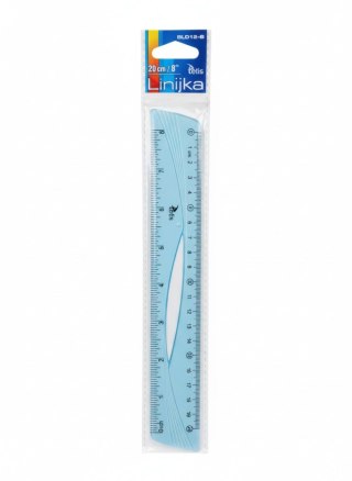 Tetis Linijka plastik 20cm Tetis (BL012-B)