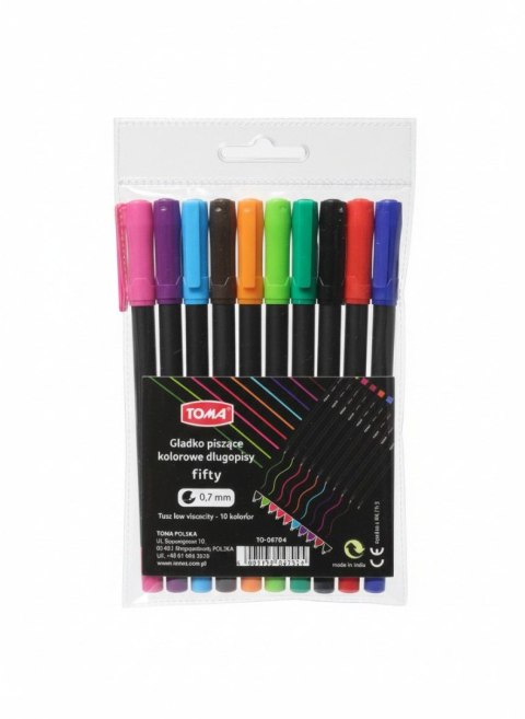 Toma Długopis 10 kol Toma (TO - 047 0 4)