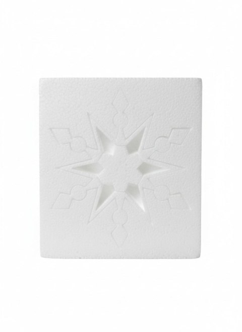 Unisan Ozdoba styropianowa Śnieżynka 150 mm Unisan