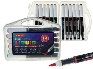 Adar Flamaster akrylowe 12 kol. Adar (620407)