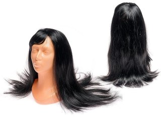 Adar Peruka czarna długa Adar (613713)