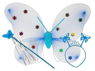 Adar Skrzydełka motylka z różdżką i opaską Adar (626867)