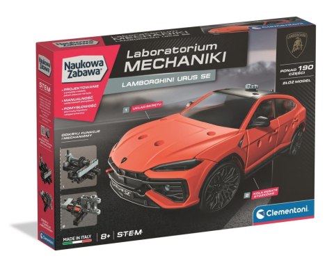 Clementoni Klocki konstrukcyjne Laboratorium Mechaniki Lamborgini Urus Clementoni (50246)