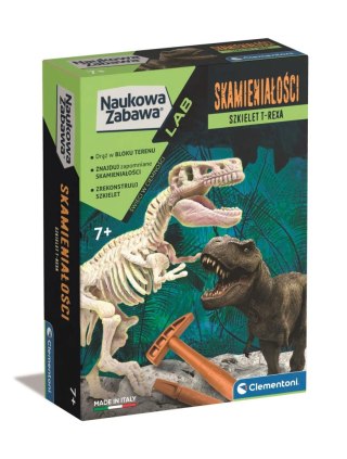 Clementoni Zestaw kreatywny dla dzieci Naukowa zabawa Skamieniałości. T-Rex fluorescencyjne Clementoni (50858)