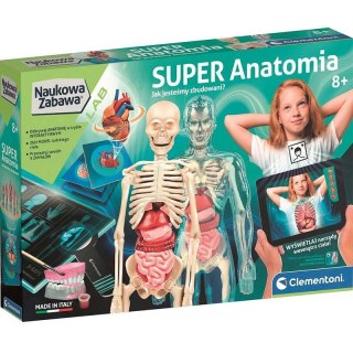 Clementoni Zestaw kreatywny dla dzieci Naukowa zabawa Super Anatomia Clementoni (50919)