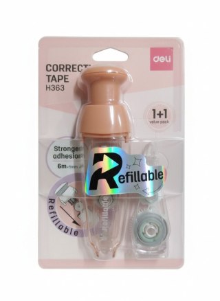 Deli Korektor w taśmie (myszka) 5MMX6M 6974776203894 5x6 [mm*m] Deli (EH363)