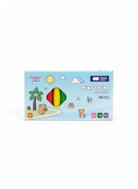 Happy Color Plastelina 10 kol. Kapibara mix Happy Color (HA 2110 YUK10)