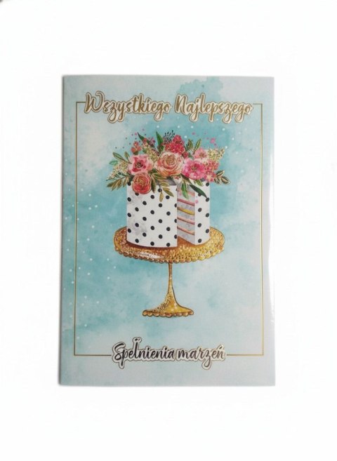 Henry Kartka składana A5 18 TORT GLAMOUR A5 Henry (5905701484140)