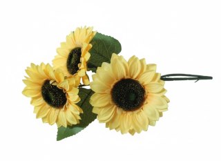 Home And Garden Kwiaty 3 kwiaty słoneczników 90cm Home And Garden (6555)