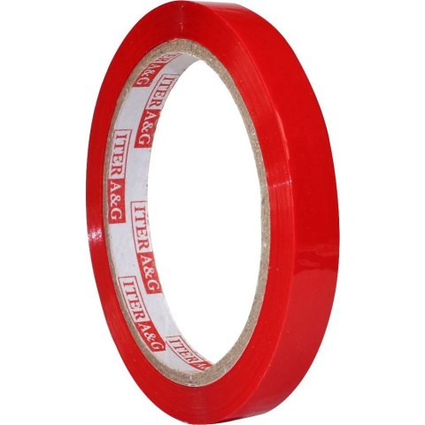 Iter A&G Taśma pakowa 12x66 [mm x m] czerwona Iter A&G