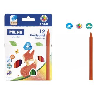 Milan Kredki świecowe 12 kol. Milan (022T12)