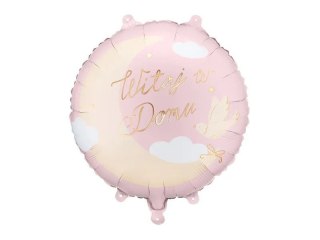 Partydeco Balon foliowy Witaj w domu 18cal Partydeco (FB349-081J)