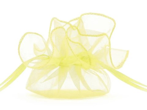 Partydeco Organza Woreczki z organzy, j. żółty, 26cm (1 op. / 20 szt.) Partydeco (WRG6-084J)