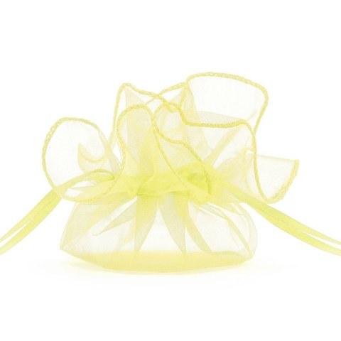 Partydeco Organza Woreczki z organzy, j. żółty, 26cm (1 op. / 20 szt.) Partydeco (WRG6-084J)
