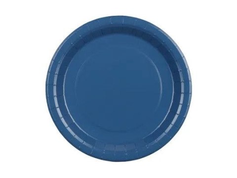 Partydeco Talerz jednorazowy granatowe papier śr. 230mm 6 szt Partydeco (TPP102-074)