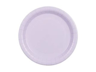 Partydeco Talerz jednorazowy lawenda papier śr. 230mm 6 szt Partydeco (TPP102-002)