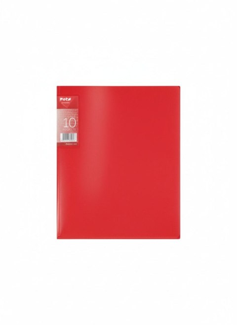 Patio Teczka ofertowa A4 kolor: czerwony 10 kieszeni Patio (PAT1131/N/04)
