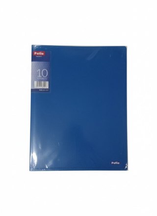 Patio Teczka ofertowa A4 kolor: niebieski 10 kieszeni Patio (PAT1131/N/08)