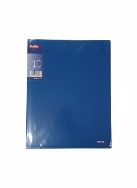 Patio Teczka ofertowa A4 kolor: niebieski 10 kieszeni Patio (PAT1131/N/08)