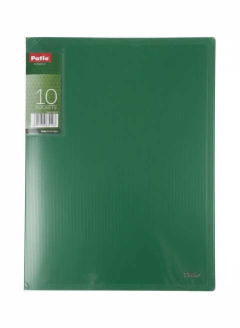 Patio Teczka ofertowa A4 kolor: zielony 10 kieszeni Patio (PAT1131/N/05)