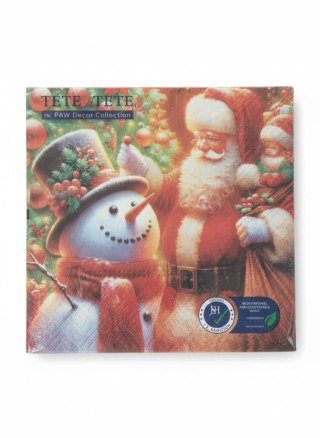 Paw Serwetki BN Holy friendship mix nadruk bibuła [mm:] 330x330 Paw (TL235000)
